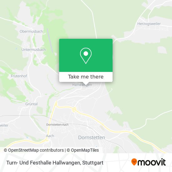 Карта Turn- Und Festhalle Hallwangen