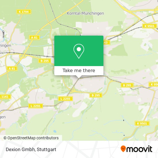 Dexion Gmbh map