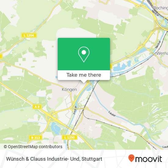 Карта Wünsch & Clauss Industrie- Und