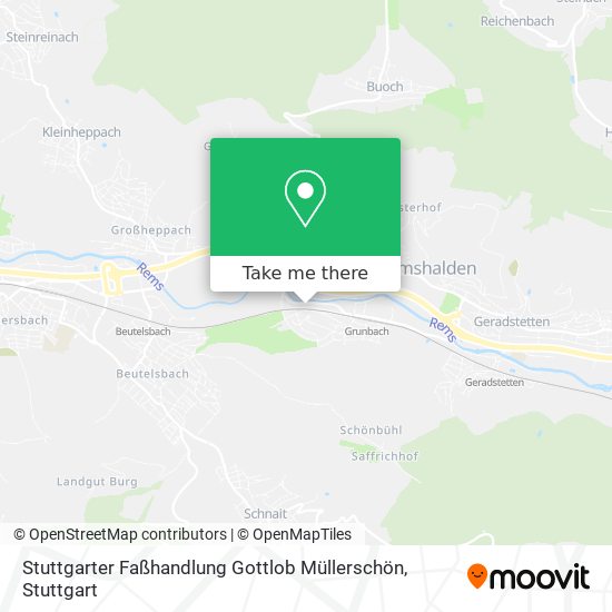 Stuttgarter Faßhandlung Gottlob Müllerschön map