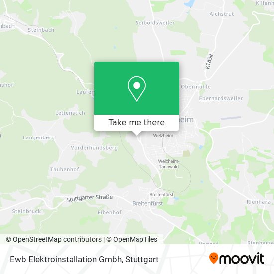 Ewb Elektroinstallation Gmbh map