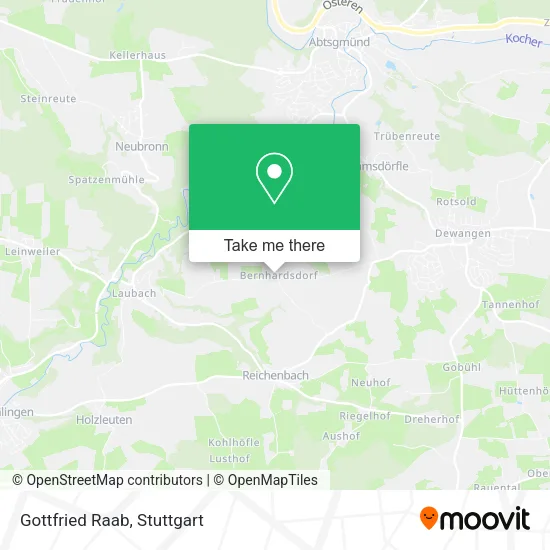 Карта Gottfried Raab