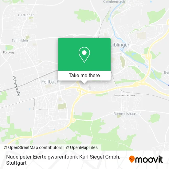 Карта Nudelpeter Eierteigwarenfabrik Karl Siegel Gmbh