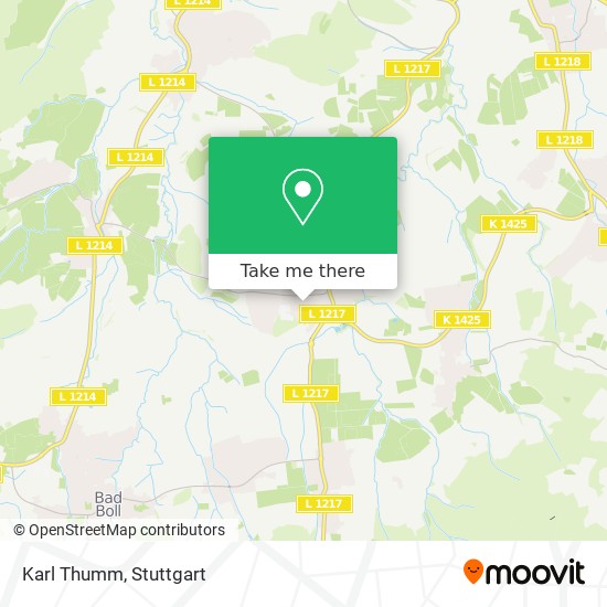 Karl Thumm map