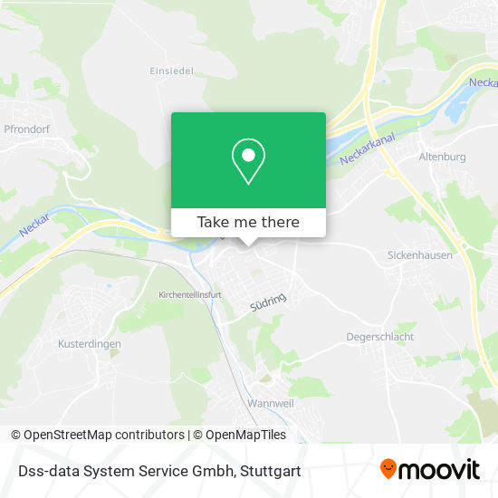 Dss-data System Service Gmbh map