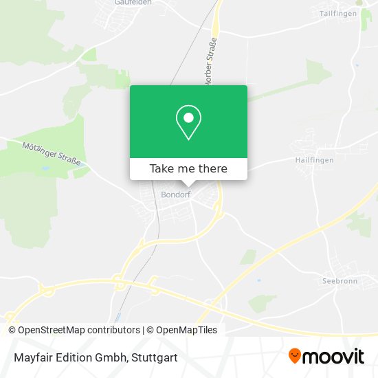 Mayfair Edition Gmbh map
