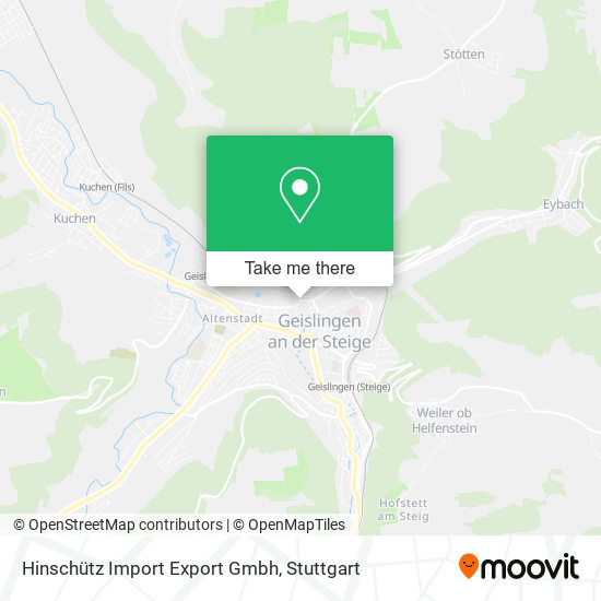 Hinschütz Import Export Gmbh map