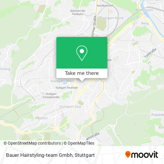 Bauer Hairstyling-team Gmbh map