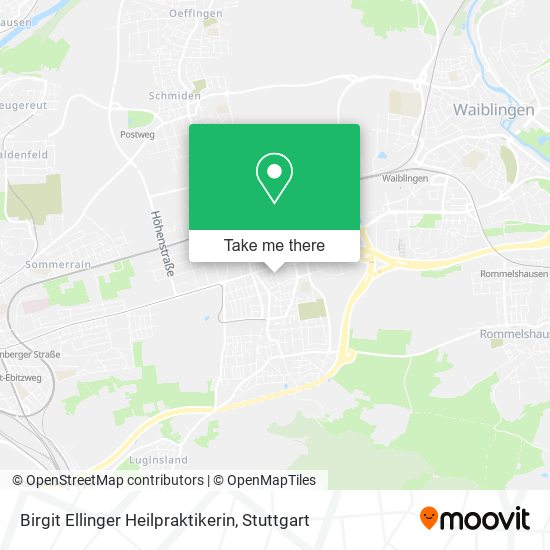 Birgit Ellinger Heilpraktikerin map