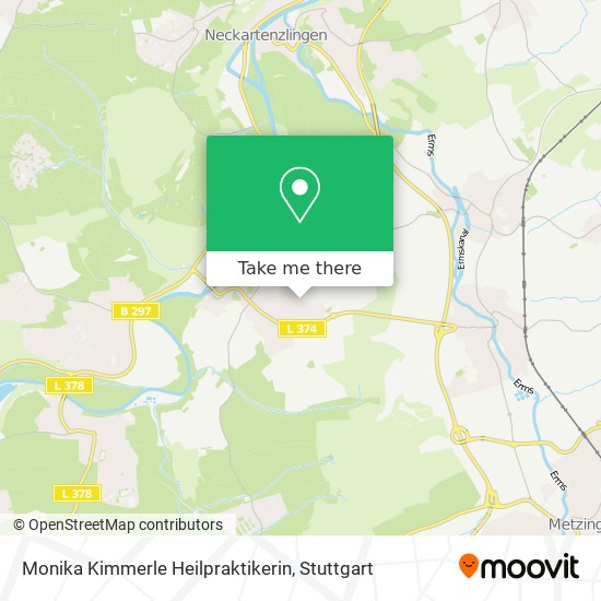 Карта Monika Kimmerle Heilpraktikerin