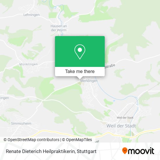 Карта Renate Dieterich Heilpraktikerin