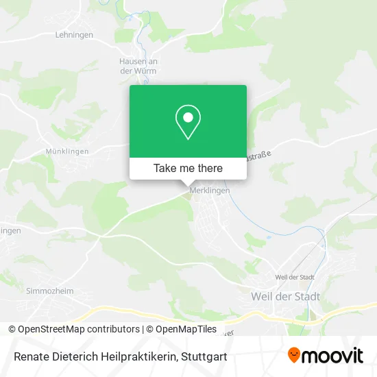 Карта Renate Dieterich Heilpraktikerin
