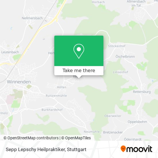 Sepp Lepschy Heilpraktiker map
