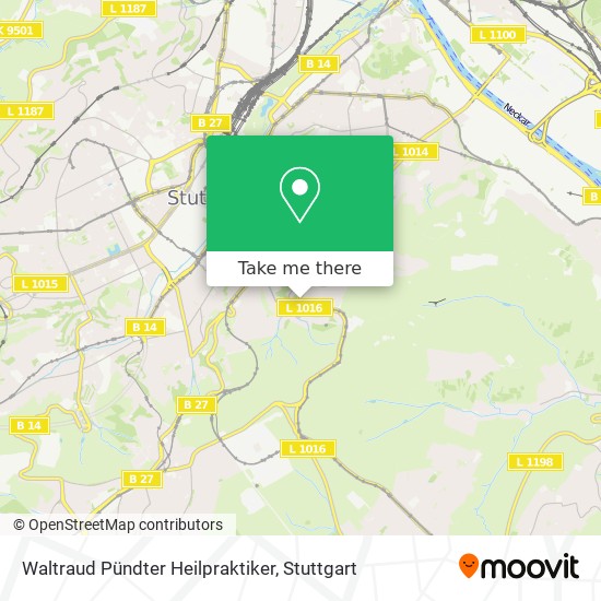 Карта Waltraud Pündter Heilpraktiker