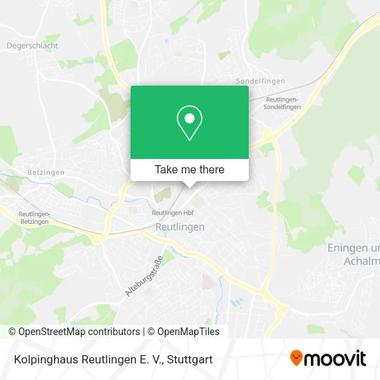 Карта Kolpinghaus Reutlingen E. V.