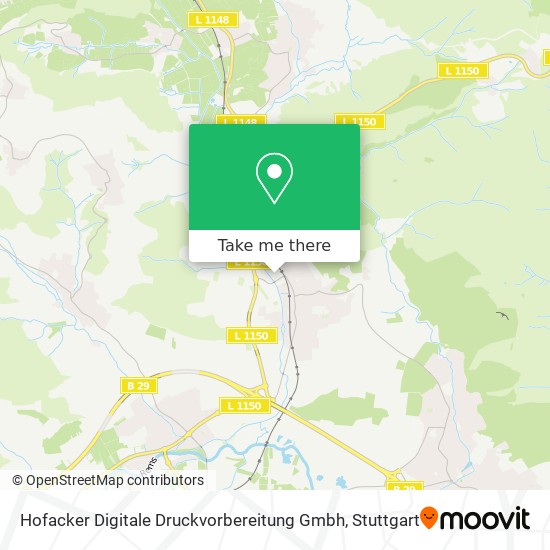 Карта Hofacker Digitale Druckvorbereitung Gmbh