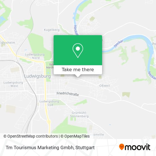 Tm Tourismus Marketing Gmbh map