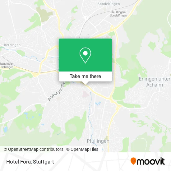 Hotel Fora map
