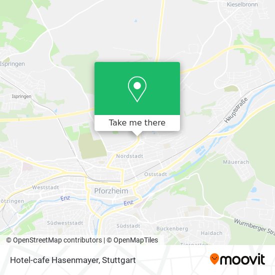 Hotel-cafe Hasenmayer map