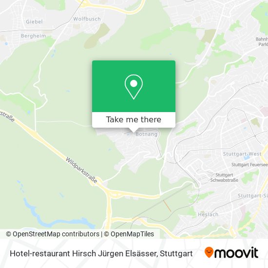 Hotel-restaurant Hirsch Jürgen Elsässer map