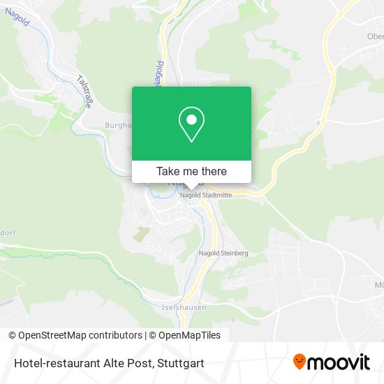 Hotel-restaurant Alte Post map