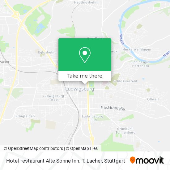 Hotel-restaurant Alte Sonne Inh. T. Lacher map