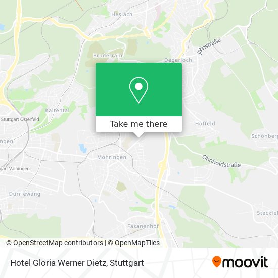 Hotel Gloria Werner Dietz map