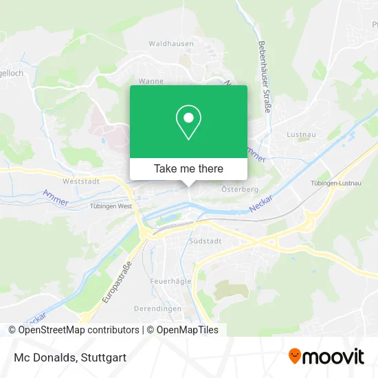 Карта Mc Donalds
