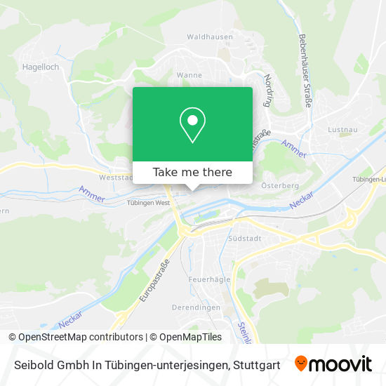 Seibold Gmbh In Tübingen-unterjesingen map