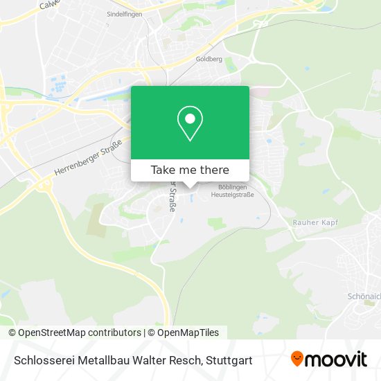 Schlosserei Metallbau Walter Resch map