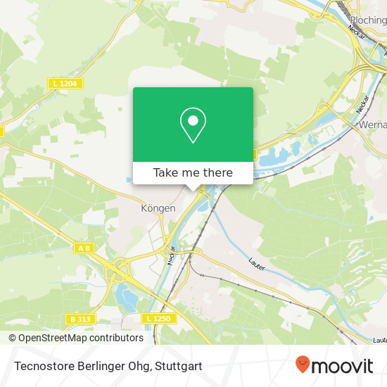 Tecnostore Berlinger Ohg map