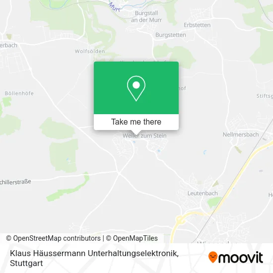 Карта Klaus Häussermann Unterhaltungselektronik