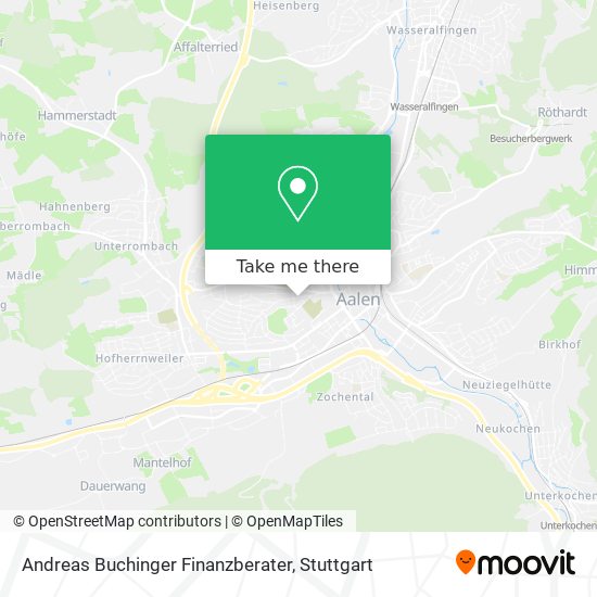 Andreas Buchinger Finanzberater map