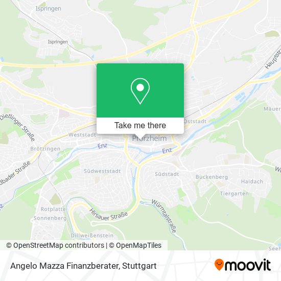 Angelo Mazza Finanzberater map