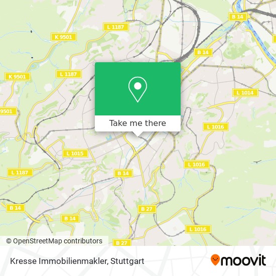 Kresse Immobilienmakler map