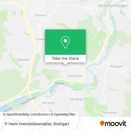 P. Heim Immobilienmakler map