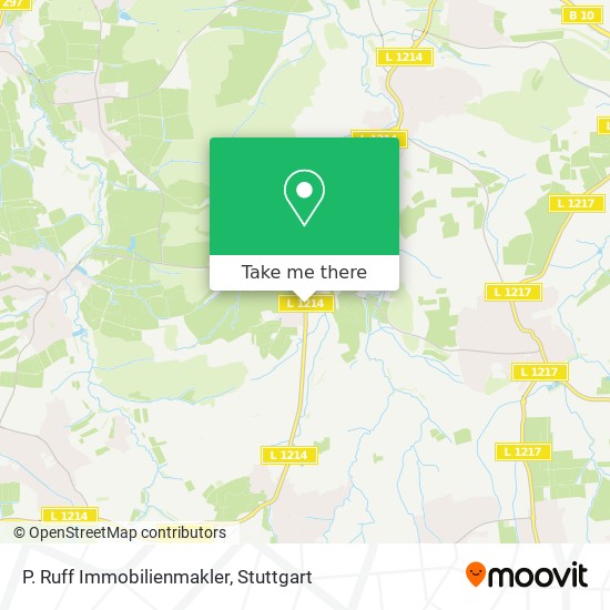 P. Ruff Immobilienmakler map