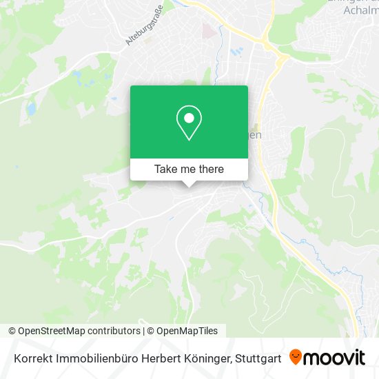 Korrekt Immobilienbüro Herbert Köninger map