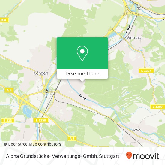 Alpha Grundstücks- Verwaltungs- Gmbh map