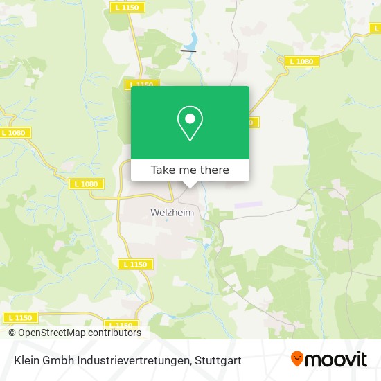 Klein Gmbh Industrievertretungen map
