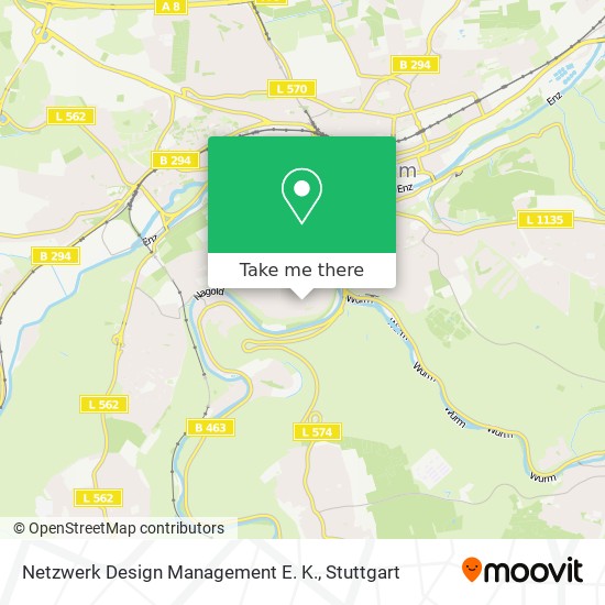 Netzwerk Design Management E. K. map