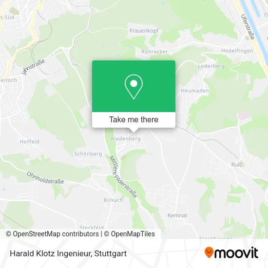 Карта Harald Klotz Ingenieur