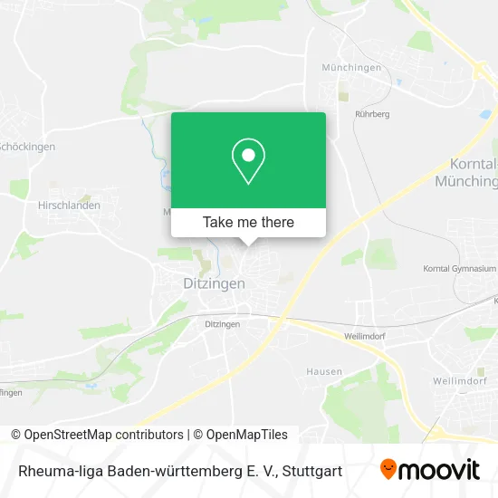 Карта Rheuma-liga Baden-württemberg E. V.