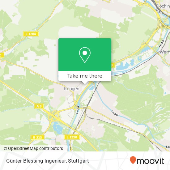 Карта Günter Blessing Ingenieur
