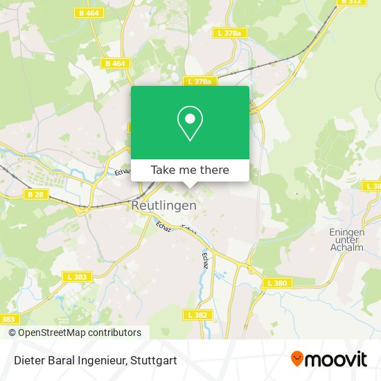 Dieter Baral Ingenieur map