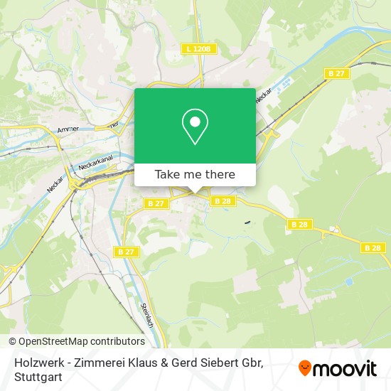 Holzwerk - Zimmerei Klaus & Gerd Siebert Gbr map