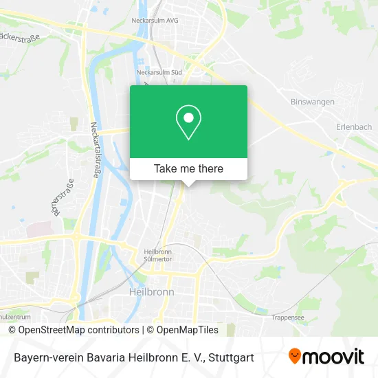 Карта Bayern-verein Bavaria Heilbronn E. V.