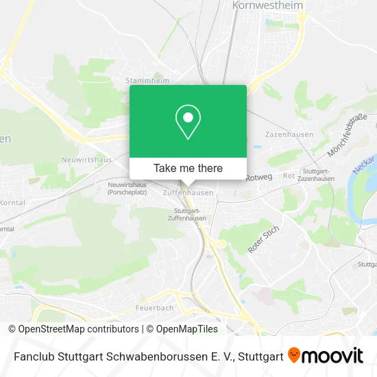 Карта Fanclub Stuttgart Schwabenborussen E. V.