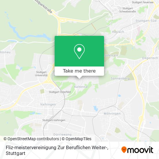 Fliz-meistervereinigung Zur Beruflichen Weiter- map