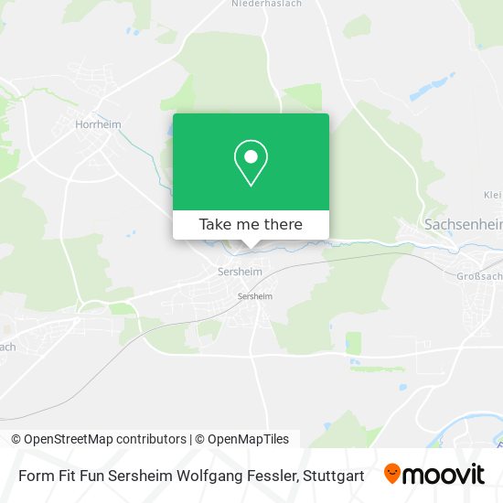 Карта Form Fit Fun Sersheim Wolfgang Fessler